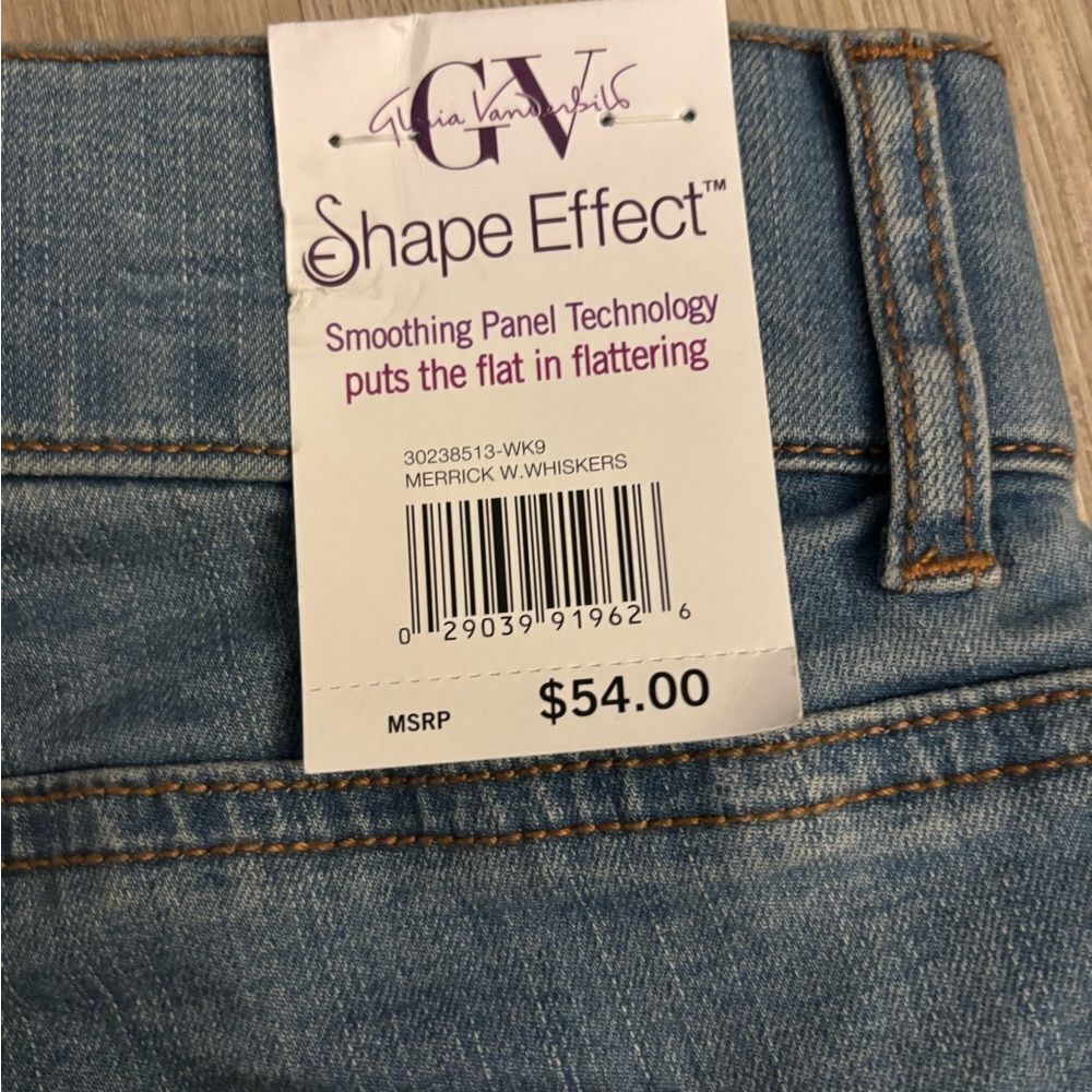 Gloria Vanderbilt Classic Blue Women's Jeans - Picture 3 of 7